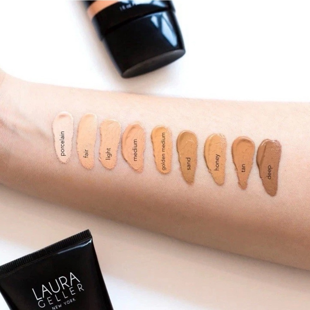 Laura Geller Cover Lock Cream Foundation Deep Shade and Filter First Concealer - Picture 6 of 9